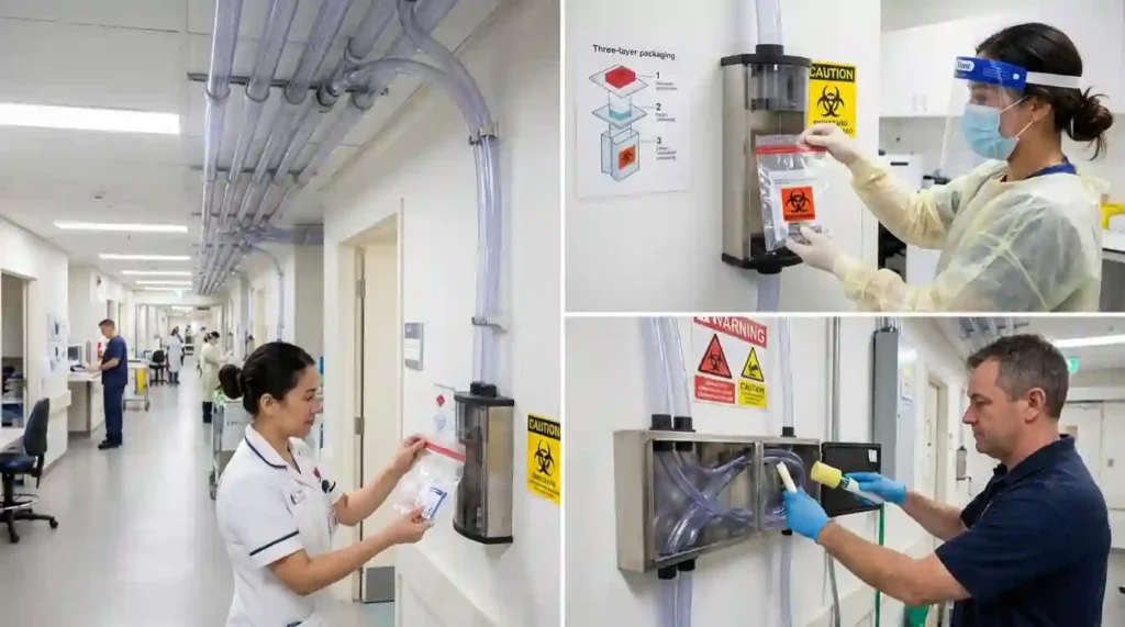 proses pengiriman Limbah Medis & Sampel Infeksius