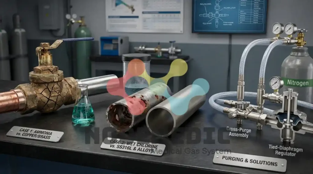 sistem purging menjadi solusi instalasi gas korosif