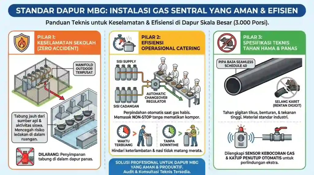 visualisasi standar gas dapur MBG
