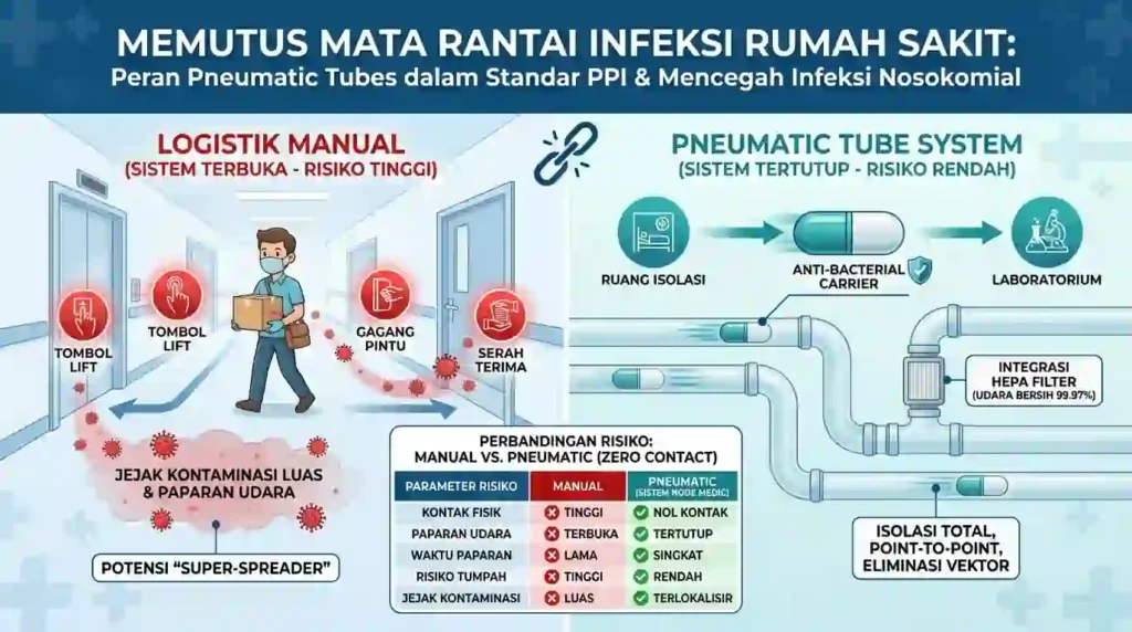 visualisasi rantai infeksi rumah sakit