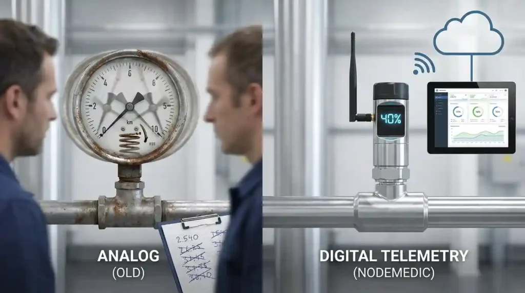 perbandingan cara kerja dan hasil dari telemetri digital dan analog