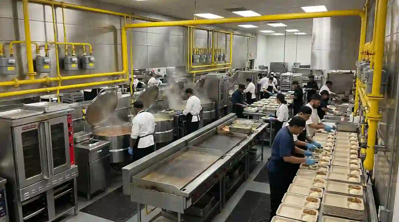 Rahasia Masak 3.000 Porsi Tepat Waktu: Efisiensi Gas Sentral untuk Katering MBG