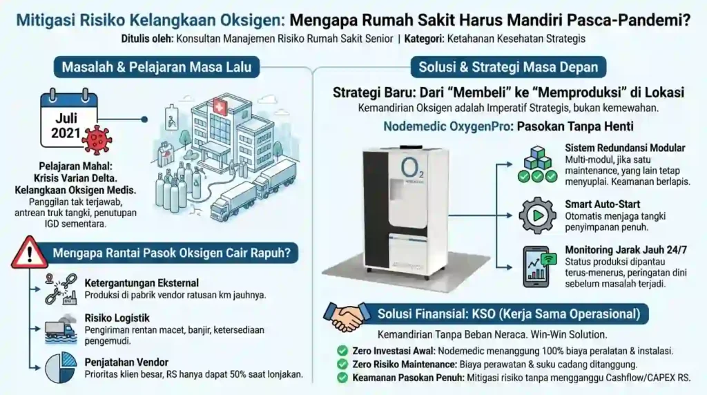 mitigasi risiko dengan generator oksigen