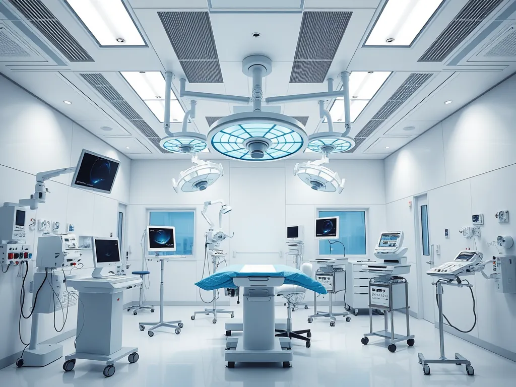 Ruang operasi modern dengan peralatan medis berstandar internasional